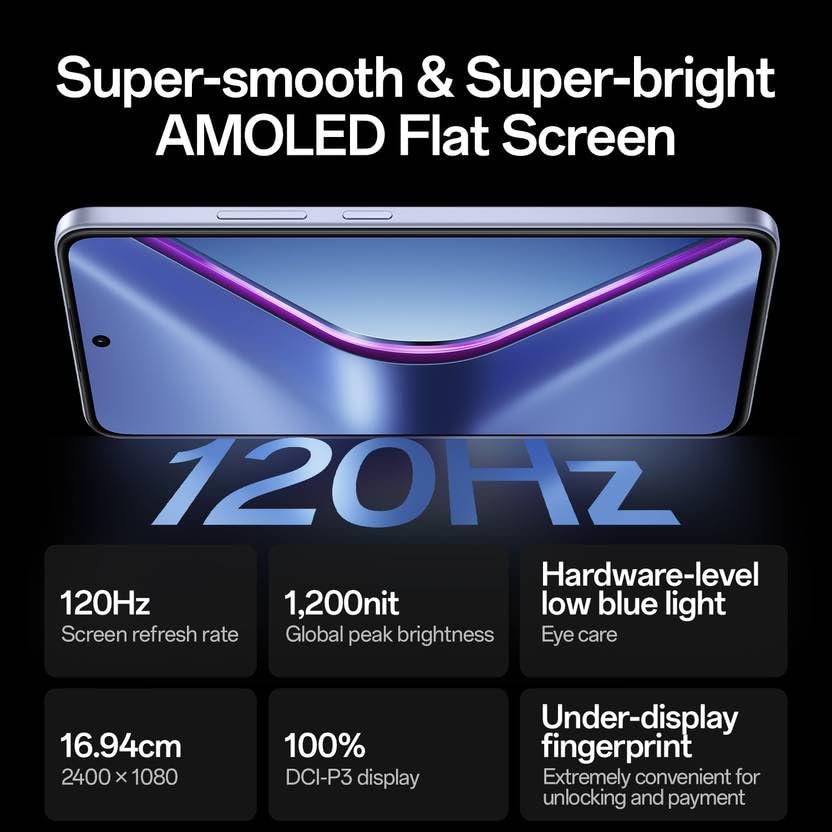 Oppo K13 5G (Prism Black, 8GB RAM 128GB Storage)