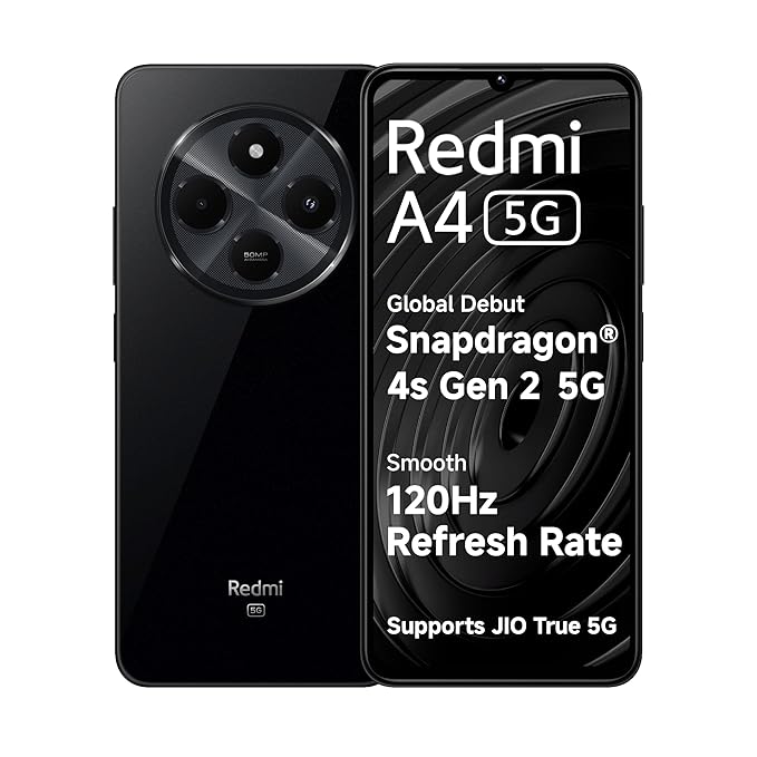 Redmi A4 5G  4GB RAM 128GB Storage Mix Colour Fresh