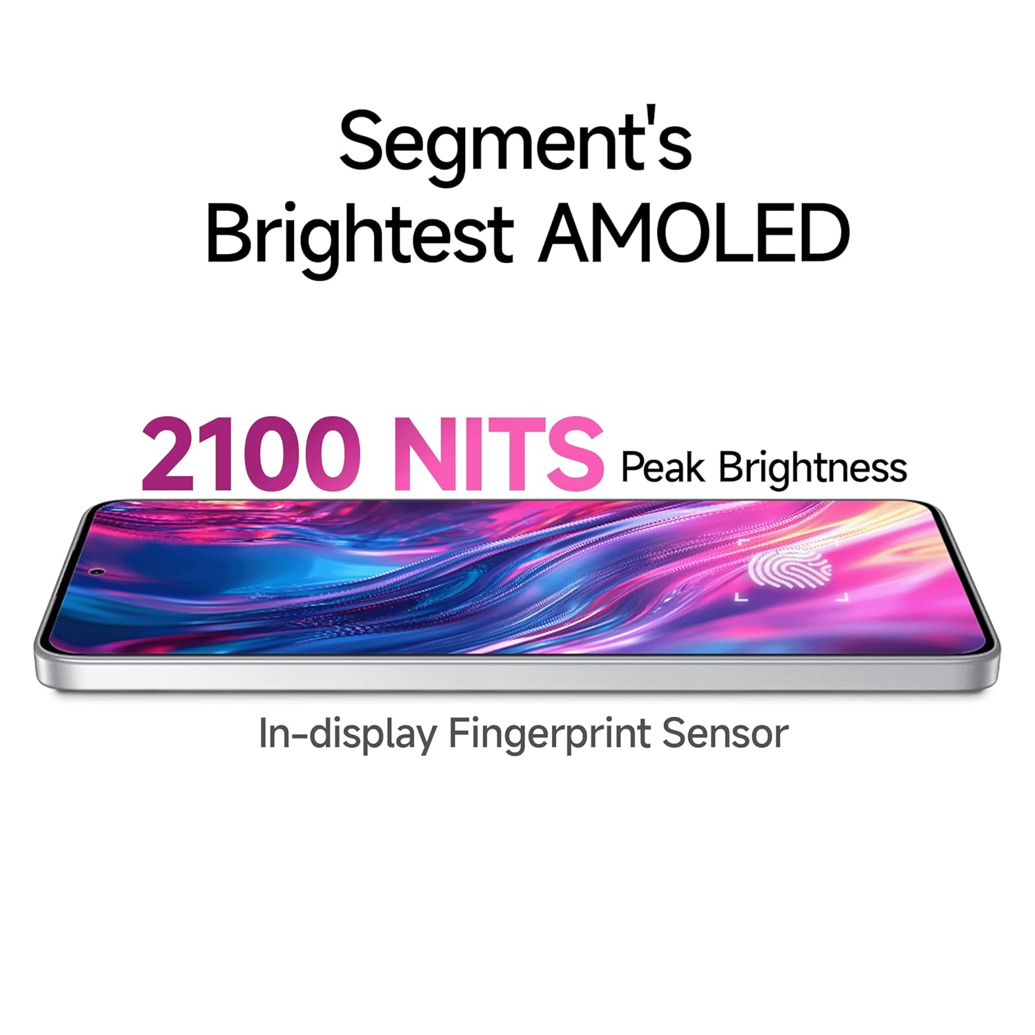 Redmi Note 14 5G (Mystique White, 6GB RAM 128GB Storage) | Global Debut MTK Dimensity 7025 Ultra | 2100 nits Segment Brightest 120Hz AMOLED | 50MP Sony LYT 600 OIS+EIS Triple Camera