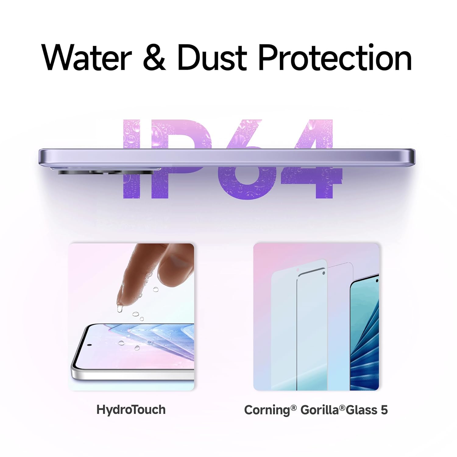 Redmi Note 14 5G (Mystique White, 6GB RAM 128GB Storage) | Global Debut MTK Dimensity 7025 Ultra | 2100 nits Segment Brightest 120Hz AMOLED | 50MP Sony LYT 600 OIS+EIS Triple Camera