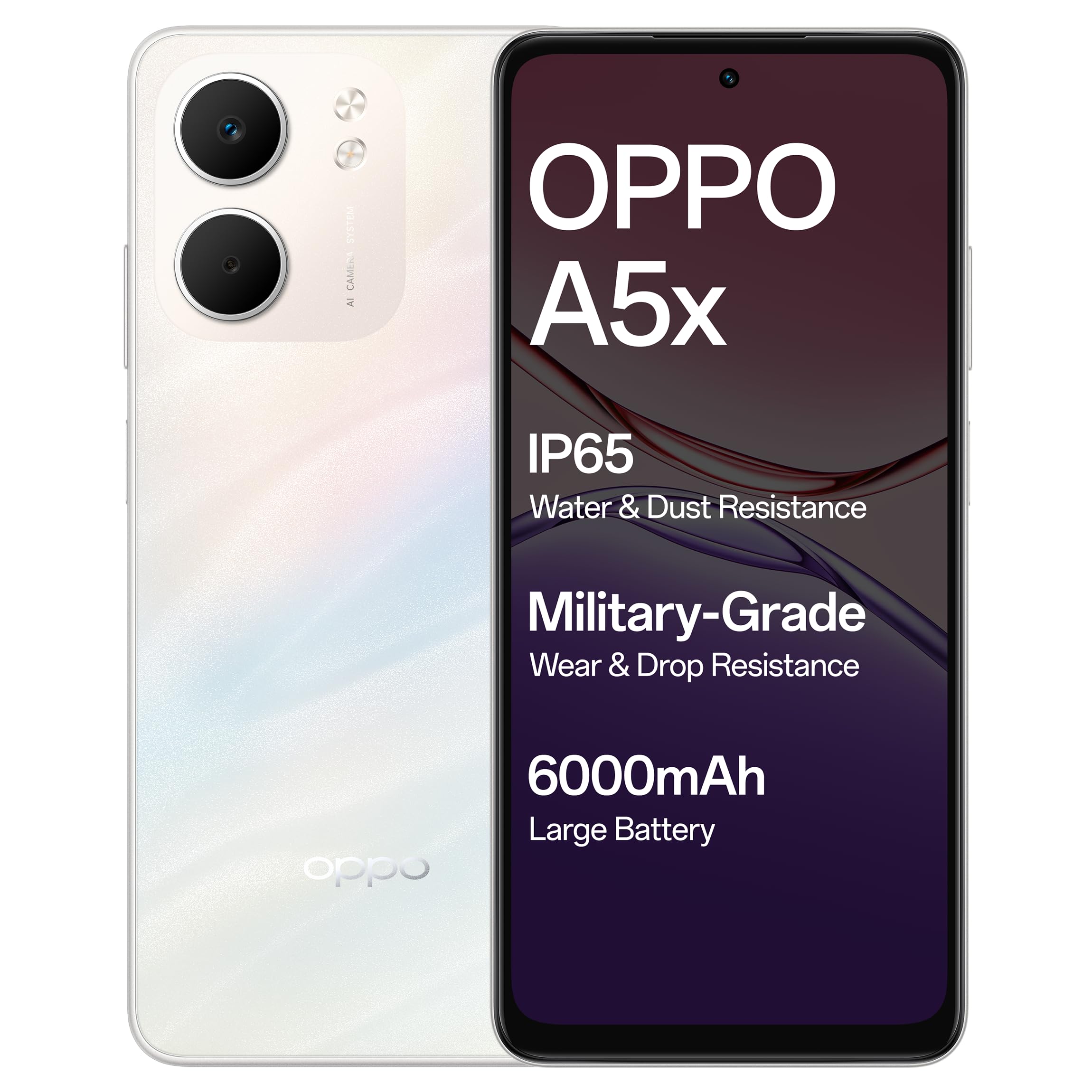 OPPO A5X 5G (Midnight Blue, 4GB RAM, 128GB Storage)