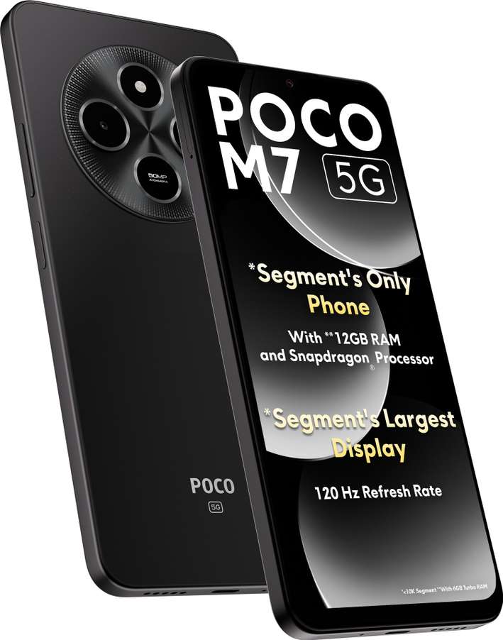 Poco M7 5G 6GB 128GB Satin Black