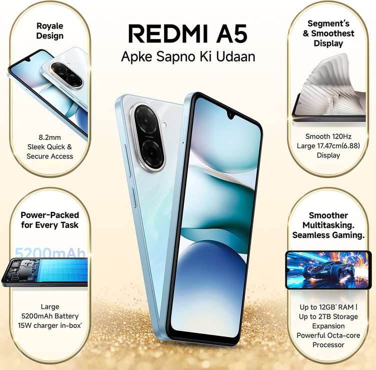 Redmi A5 3GB 64GB pondicherry Blue