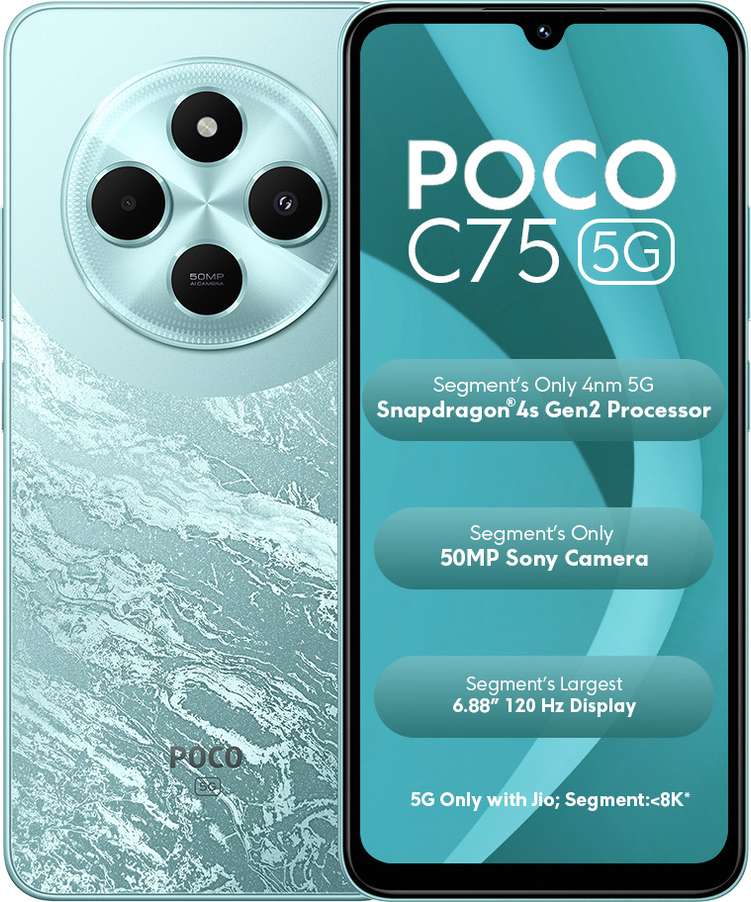 Poco C75 5G 4GB 64GB Aqua Bliss Fresh