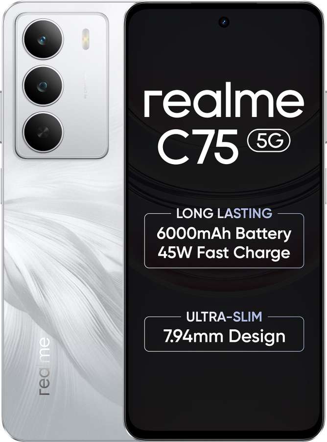 Realme C75 5G 4GB 128GB Activated Mix colour